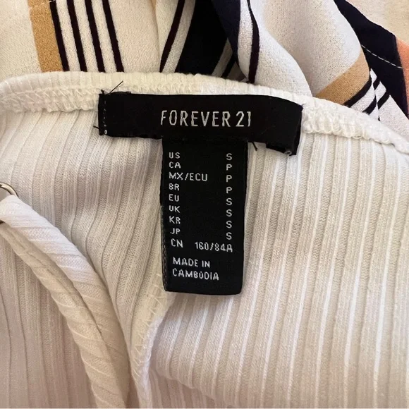 White Ribbed Mini Bodycon Dress - Picture 2 of 4